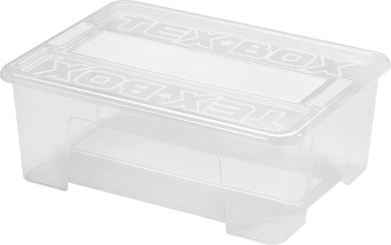 Plastmasas uzglabāšanas kaste ar vāku HEIDRUN 10 l