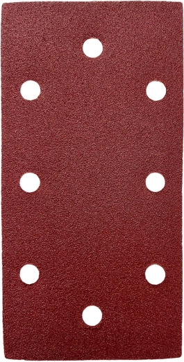 Sanding sheet 93 × 185 mm, grit 180, 8 holes, hook-and-loop (5 pcs)
