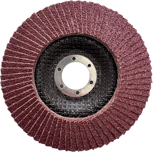 Flap sanding disc 125 × 22.2 mm, grit 80, corundum