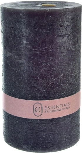 Black pillar candle 520 g 9 × 9 × 15 cm