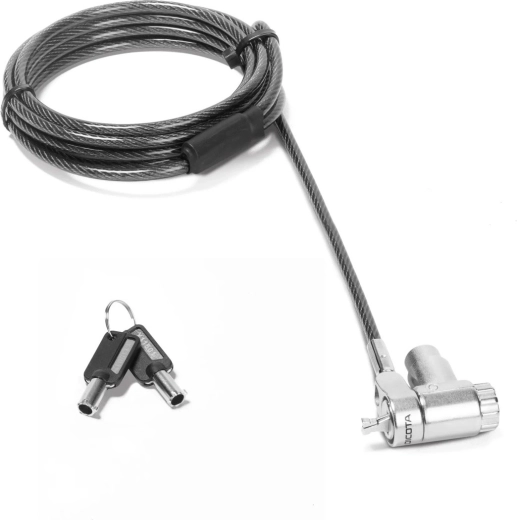 Dicota universal 3-in-1 key-operated security cable lock