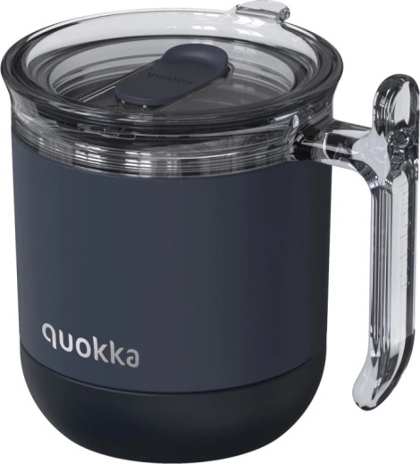 Nerūsējošā tērauda termokrūze Quokka Wave Black 260 ml