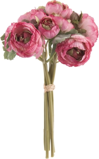 Mākslīgā gundega pušķī rozā 24 cm