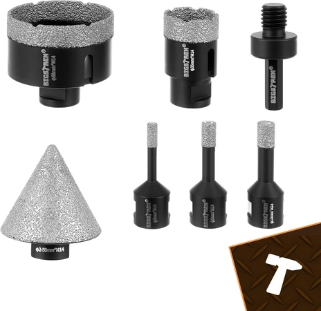 Ātrs un tīrs griezums, pateicoties dubultai dimantu kārtai