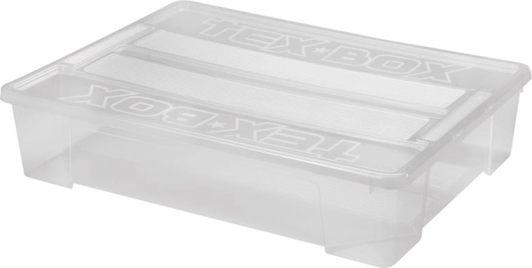 Plastmasas uzglabāšanas kaste ar vāku HEIDRUN TexBox 60 l