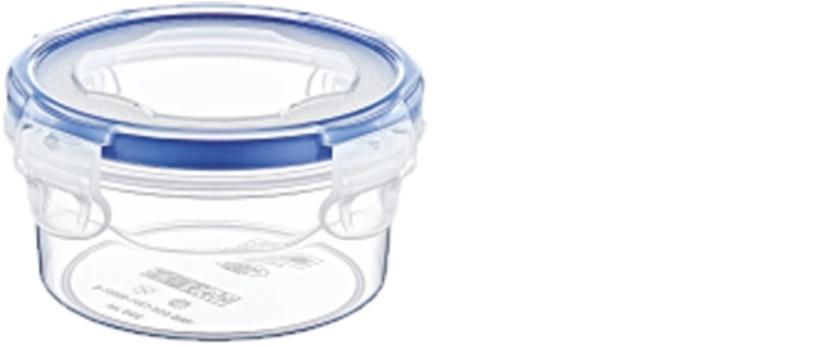 Apaļa plastmasas kārbiņa Saver Box 0,25 l