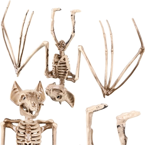 GLIMZ Hanging Bat Skeleton Decoration 30 cm
