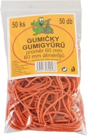 Rubber bands 60 mm, pack of 50 pcs