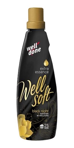 Well Done Wellsoft Black Night koncentrēts veļas mīkstinātājs 1 l