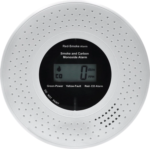 Solight combined smoke and carbon monoxide detector with LCD display - 1 piece