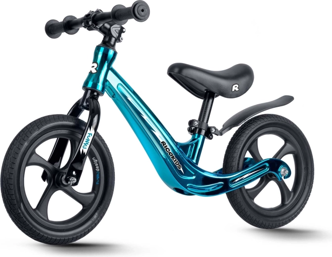 Ricokids Funnu bērnu skrejritenis bez pedāļiem ar magnija rāmi 12"
