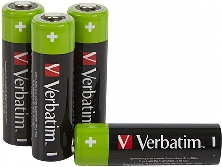 Uzlādējamas baterijas Verbatim AA 2500 mAh