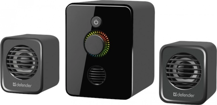 2.1 computer speakers with USB power and LED lighting, 11 W