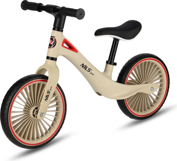 Bērnu līdzsvara velosipēds NILS Fun 12" ar vieglu rāmi