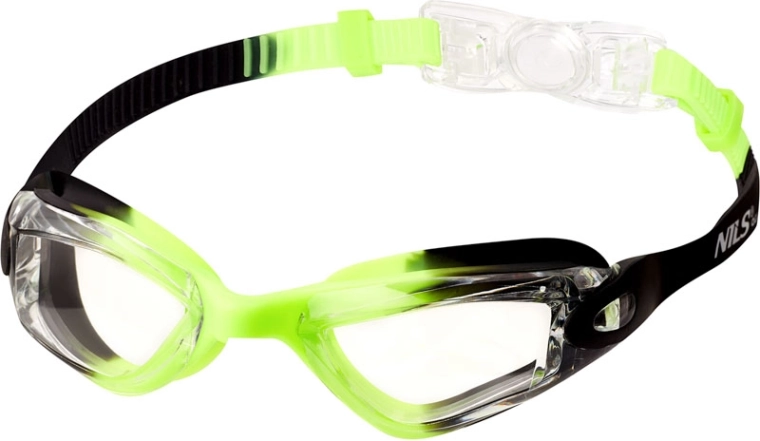 Peldbrilles bērniem NILS Aqua NQG770AF, melnas/zaļas