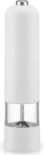 Electric salt and pepper grinder Vilde white 22.5 cm
