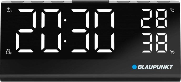 Radiopulkstenis ar FM radio un temperatūras un mitruma sensoru BLAUPUNKT CR10ALU