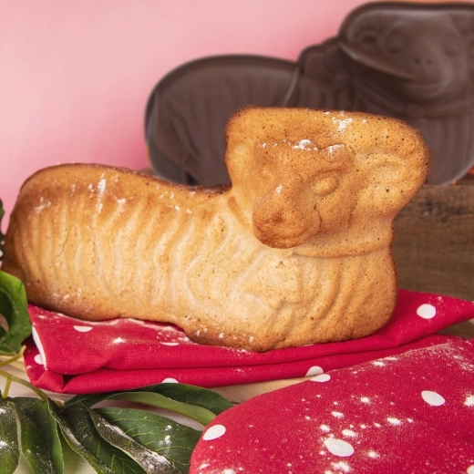 Detalizēta Lieldienu jēriņa 3D forma