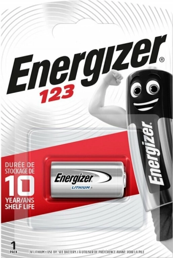 Energizer litija foto baterija CR123A 3 V