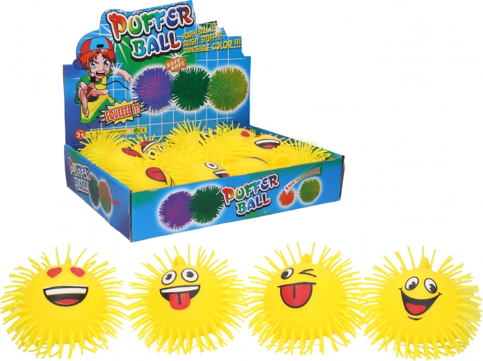 Squeezy ball with tassels 10 cm