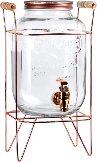 Elegants statīvs rožu zelta krāsā