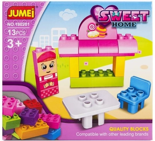Jumei klucīši Sweet home konditoreja (13 detaļas, 20 × 19 cm) - 1 gab.