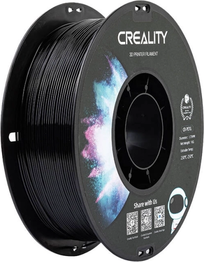 Filaments CR-PETG Creality 1,75 mm melns