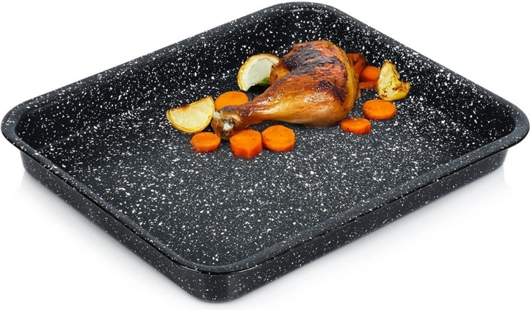 Granīta taisnstūra cepamtrauks Grande 4 l, 39,5 × 33,5 × 4,5 cm
