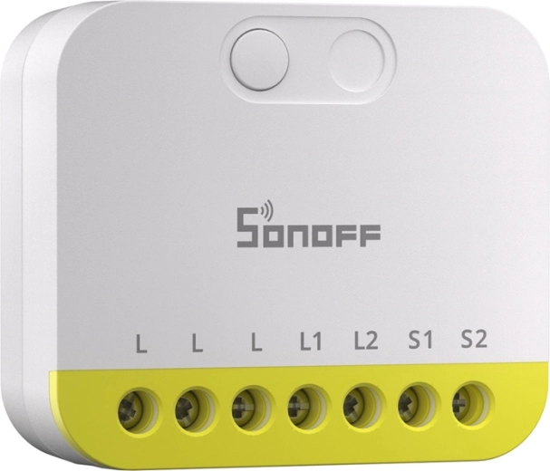 Divkanālu mini slēdzis bez nulles vada SONOFF MINI-ZB2GS-L Zigbee