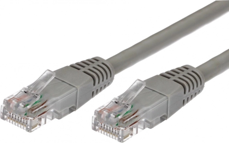 RJ45 UTP Cat5e patch cable 2 m gray