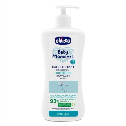 Chicco bērnu dušas želeja Baby Moments Protection 500 ml