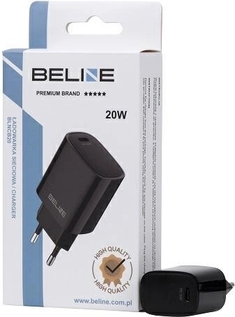 Tīkla lādētājs 20W PD 3.0 melns