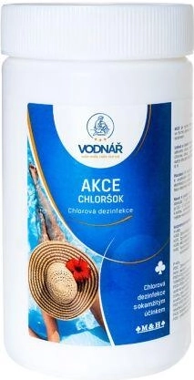 Chlorshock granulate for rapid pool disinfection 1 kg VODNÁŘ