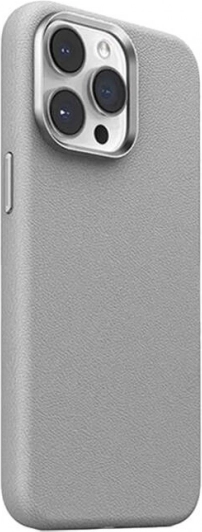 Magnetic Leather Case for iPhone 15 Pro JOYROOM (Gray)