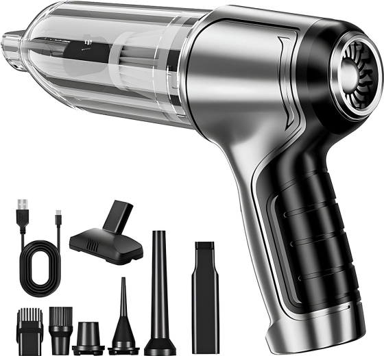 RENEW FORCE 2-in-1 Cordless Handheld Car Vacuum Cleaner 15000 Pa