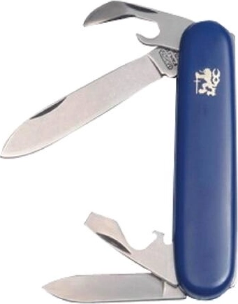 Stainless steel pocket knife with plastic handle, 90 mm