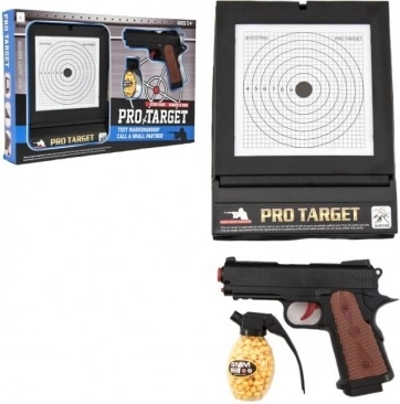 Bērnu lodīšu pistole 6 mm ar mērķi