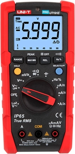 Profesionāls digitālais multimetrs UNI-T UT191E True RMS IP65