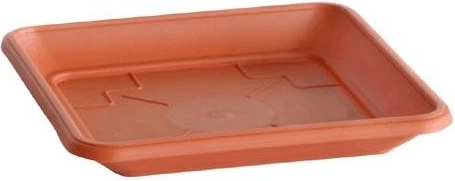 Square saucer for flower pot 17 × 17 cm