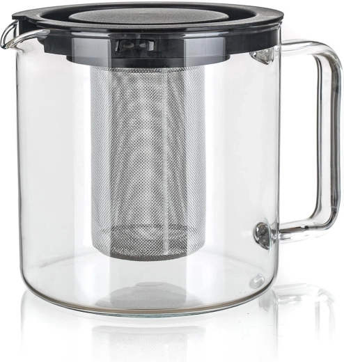Stikla tējkanna 1,3 l ar nerūsējošā tērauda filtru SIMAX FROM