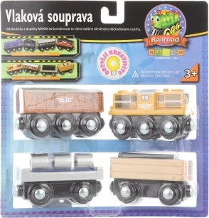 Kravas vilciena komplekts ar dīzeļlokomotīvi
