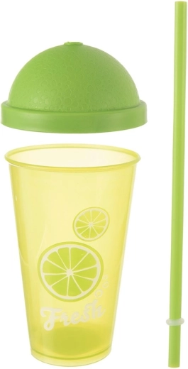 Lightweight, durable plastic with a citrus design