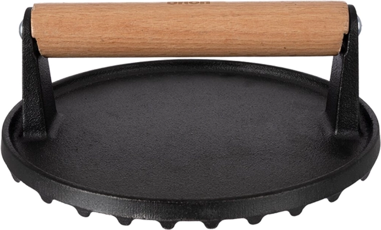 Orion čuguna prese hamburgeriem, 17,5 cm
