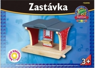 Maxim Wooden Train Station
