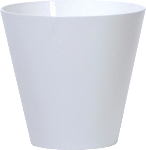Puķu pods Tubus balts 25 cm