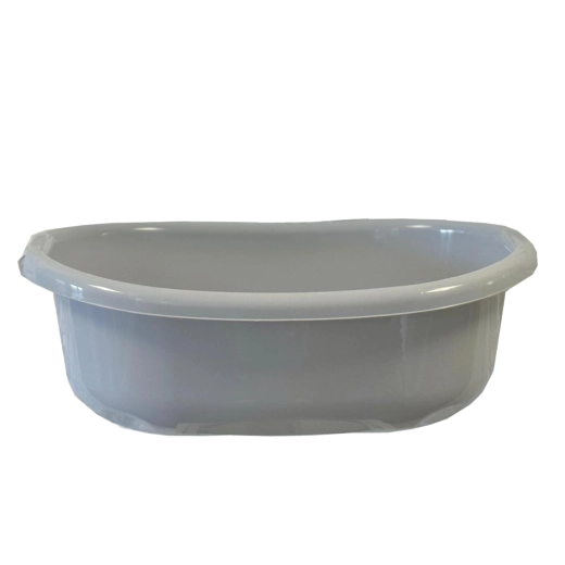 Oval plastic basin with handles 30 l