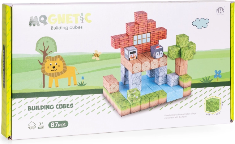 Magnētiski klucīši, kas saglabā formu