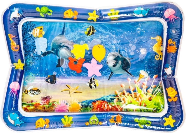 Sensory inflatable water play mat for children ocean XXL - 1 piece