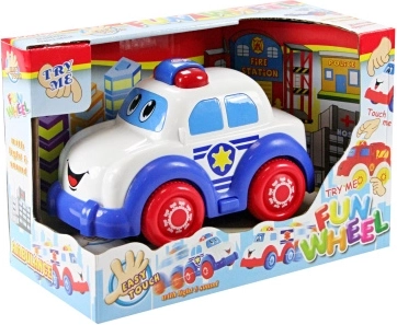 Police car toy with light and sound