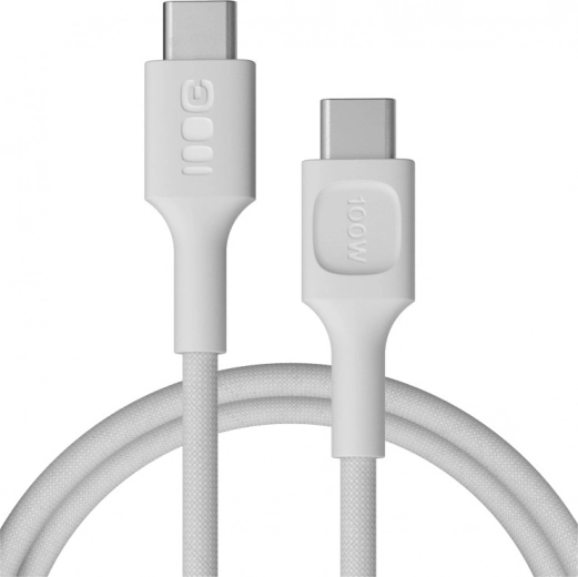 USB-C kabelis PowerStream 100W 1,2 m balts, pīts